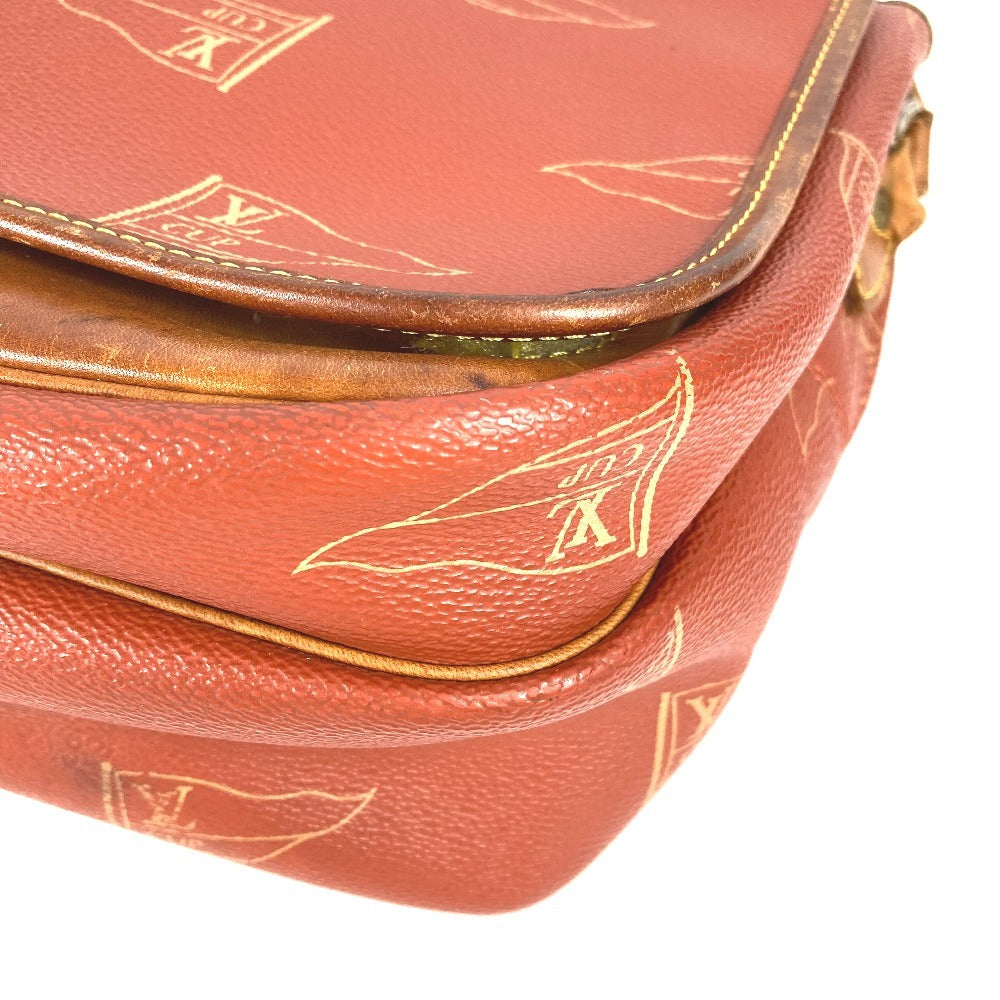 LOUIS VUITTON M80028 LVCUP Louis Vuitton Cup Calvi Bag Crossbody Flap Messenger Bag Shoulder Bag Canvas Unisex Abogany Orange