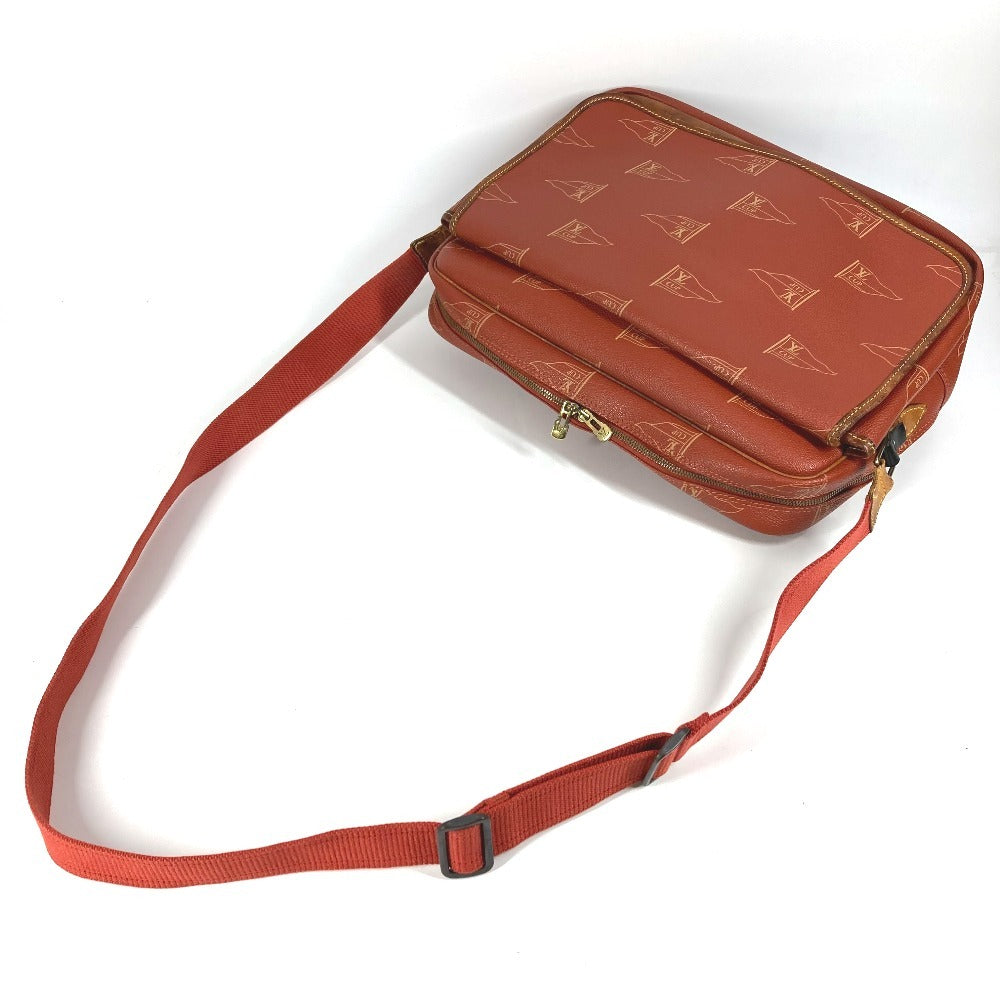 LOUIS VUITTON M80028 LVCUP Louis Vuitton Cup Calvi Bag Crossbody Flap Messenger Bag Shoulder Bag Canvas Unisex Abogany Orange