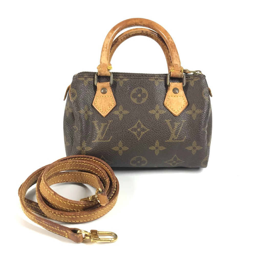 LOUIS VUITTON M41534 モノグラム ミニ・スピーディ カバン 2WAYバッグ ポシェット ハンドバッグ ショルダーバッグ モノグラムキャンバス ユニセックス ブラウン