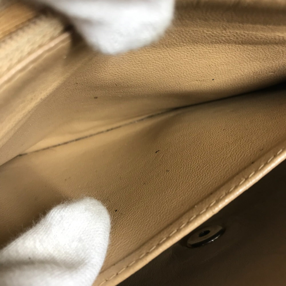 CHANEL マトラッセ 25 マトラッセ25 カバン 肩掛け チェーン ショルダーバッグ コットン レディース ベージュ