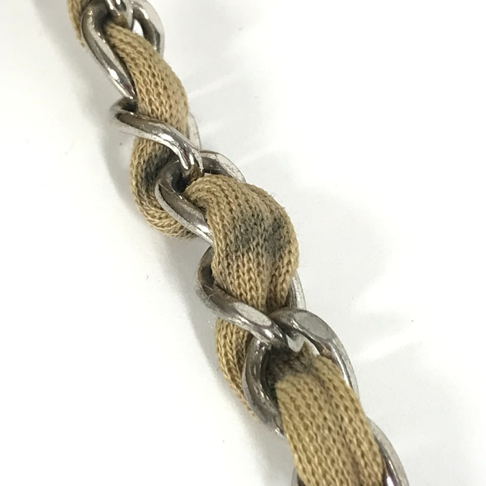 CHANEL マトラッセ 25 マトラッセ25 カバン 肩掛け チェーン ショルダーバッグ コットン レディース ベージュ
