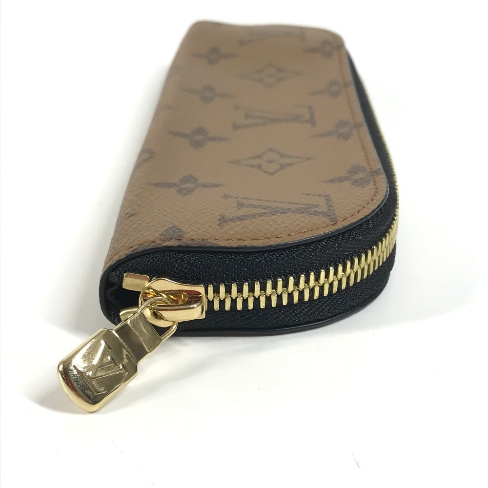 LOUIS VUITTON GI1165 モノグラムリバース ペンシルポーチ･シャーロット 筆箱 ステーショナリー ポーチ ペンケース モノグラムリバースキャンバス ユニセックス ブラウン