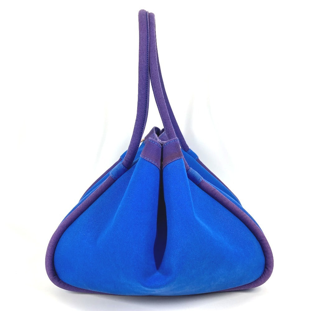 HERMES Sack Baga GM Sack Baga GM Bag Tote Bag Handbag Canvas Women's Blue with HERMES Pouch