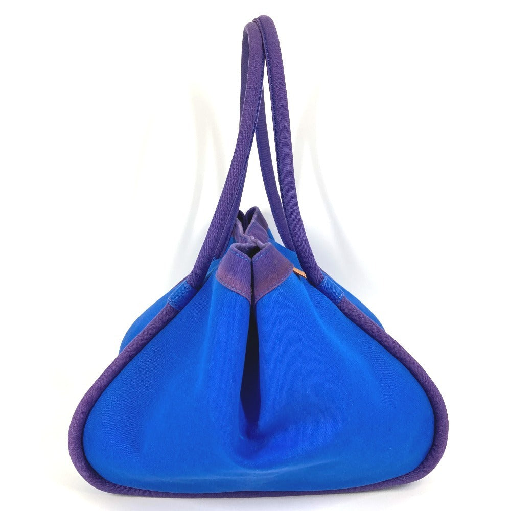 HERMES Sack Baga GM Sack Baga GM Bag Tote Bag Handbag Canvas Women's Blue with HERMES Pouch