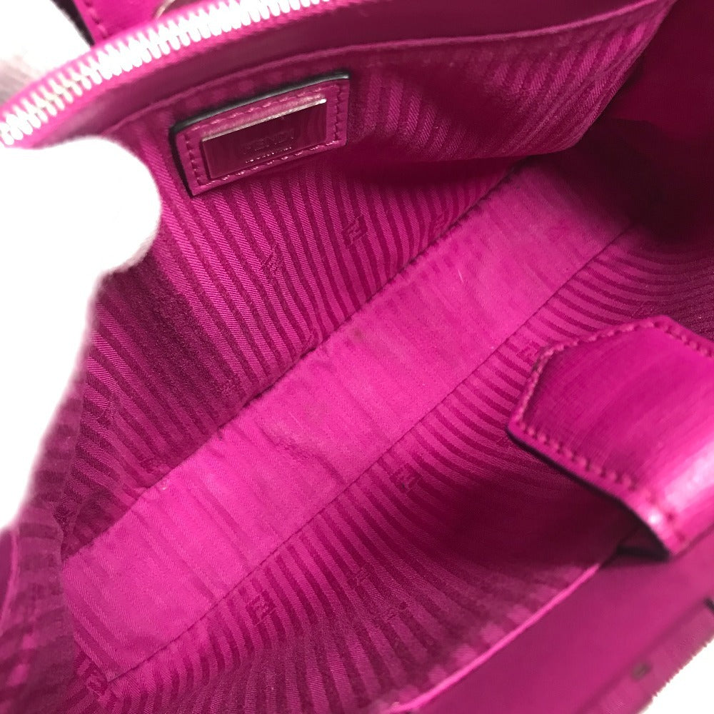 FENDI 8BH253 プチ トゥージュール 2WAYバッグ カバン ショルダーバッグ 斜め掛け ハンドバッグ レザー レディース パープル