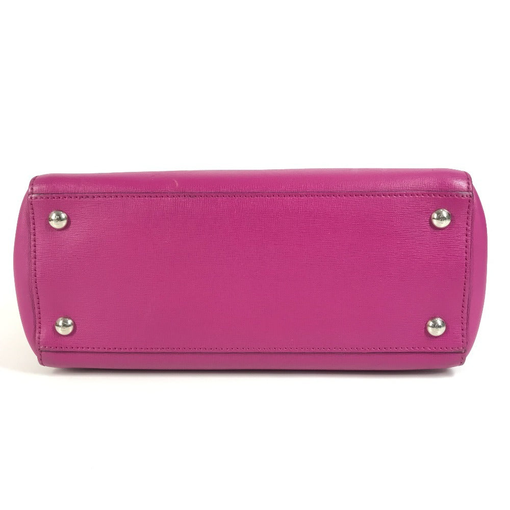 FENDI 8BH253 プチ トゥージュール 2WAYバッグ カバン ショルダーバッグ 斜め掛け ハンドバッグ レザー レディース パープル