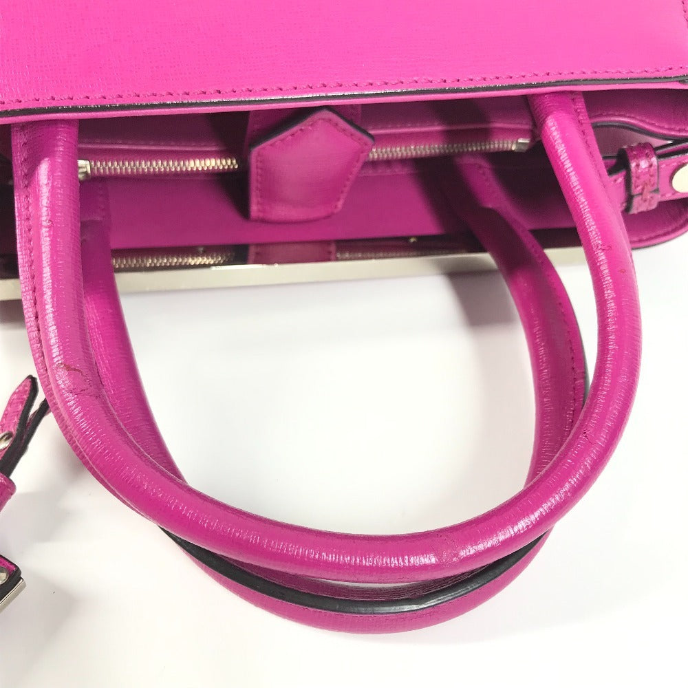 FENDI 8BH253 プチ トゥージュール 2WAYバッグ カバン ショルダーバッグ 斜め掛け ハンドバッグ レザー レディース パープル