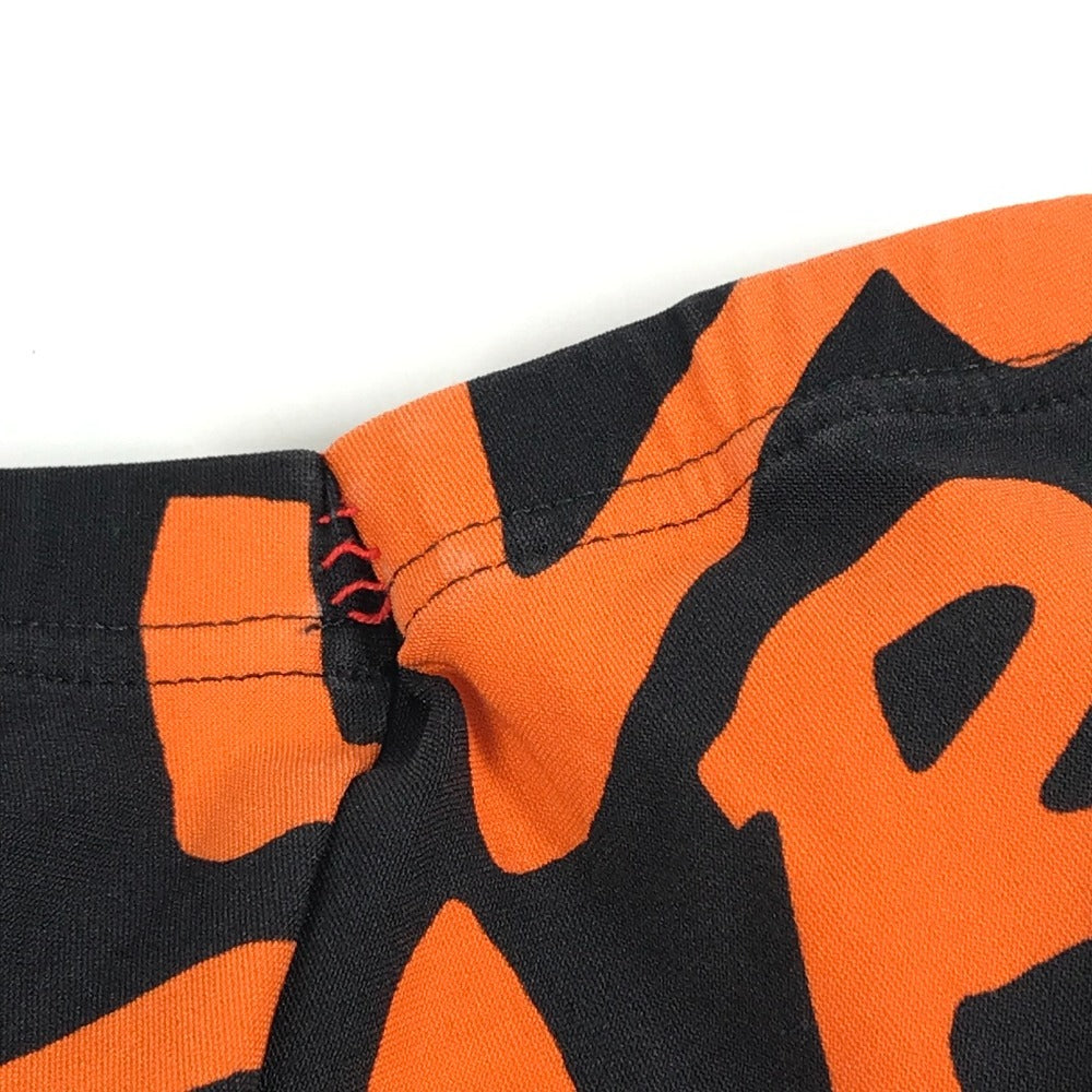 LOUIS VUITTON Unknown Monogram Graffiti Bottoms Pants All-Over Print Nylon Pants Women's Orange