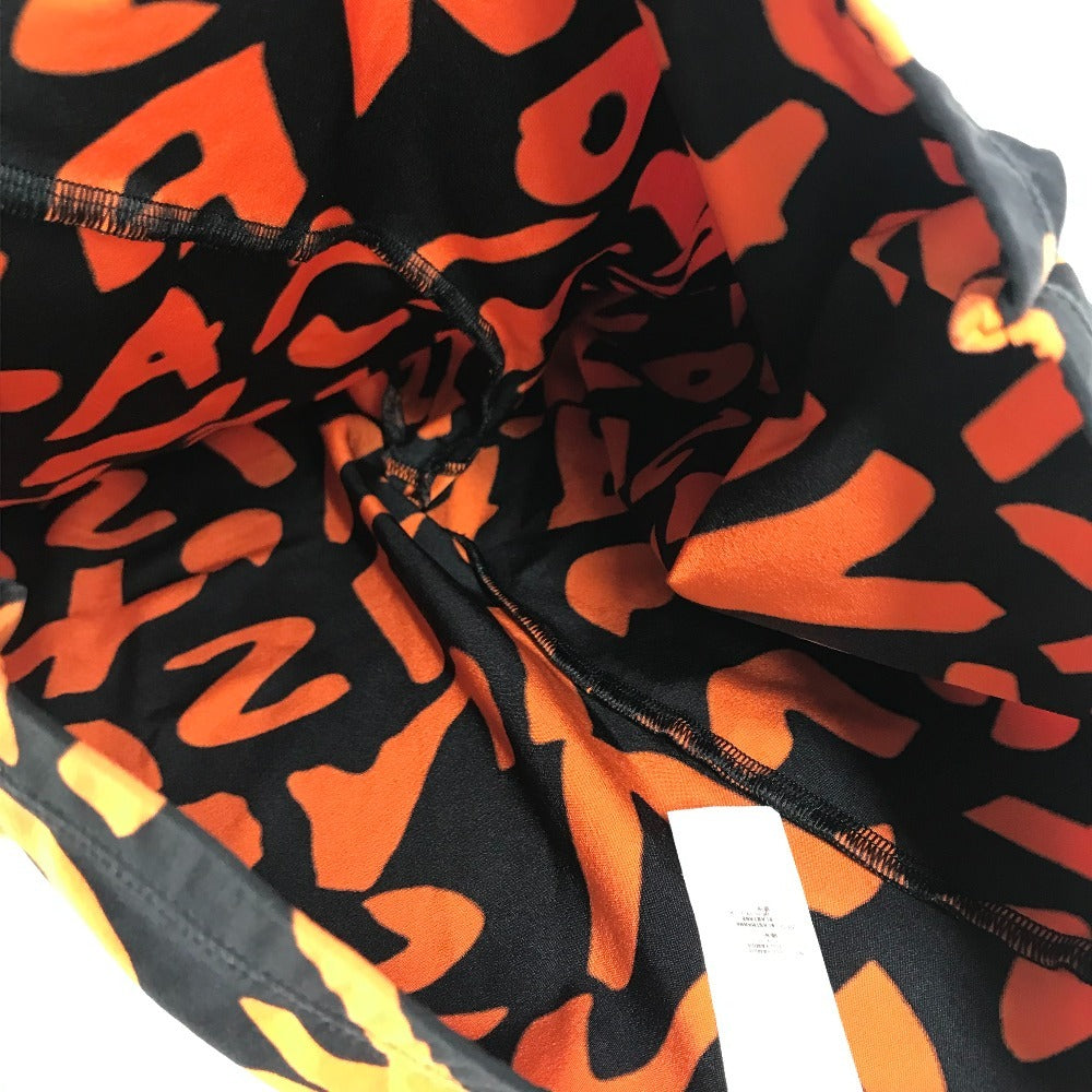 LOUIS VUITTON Unknown Monogram Graffiti Bottoms Pants All-Over Print Nylon Pants Women's Orange