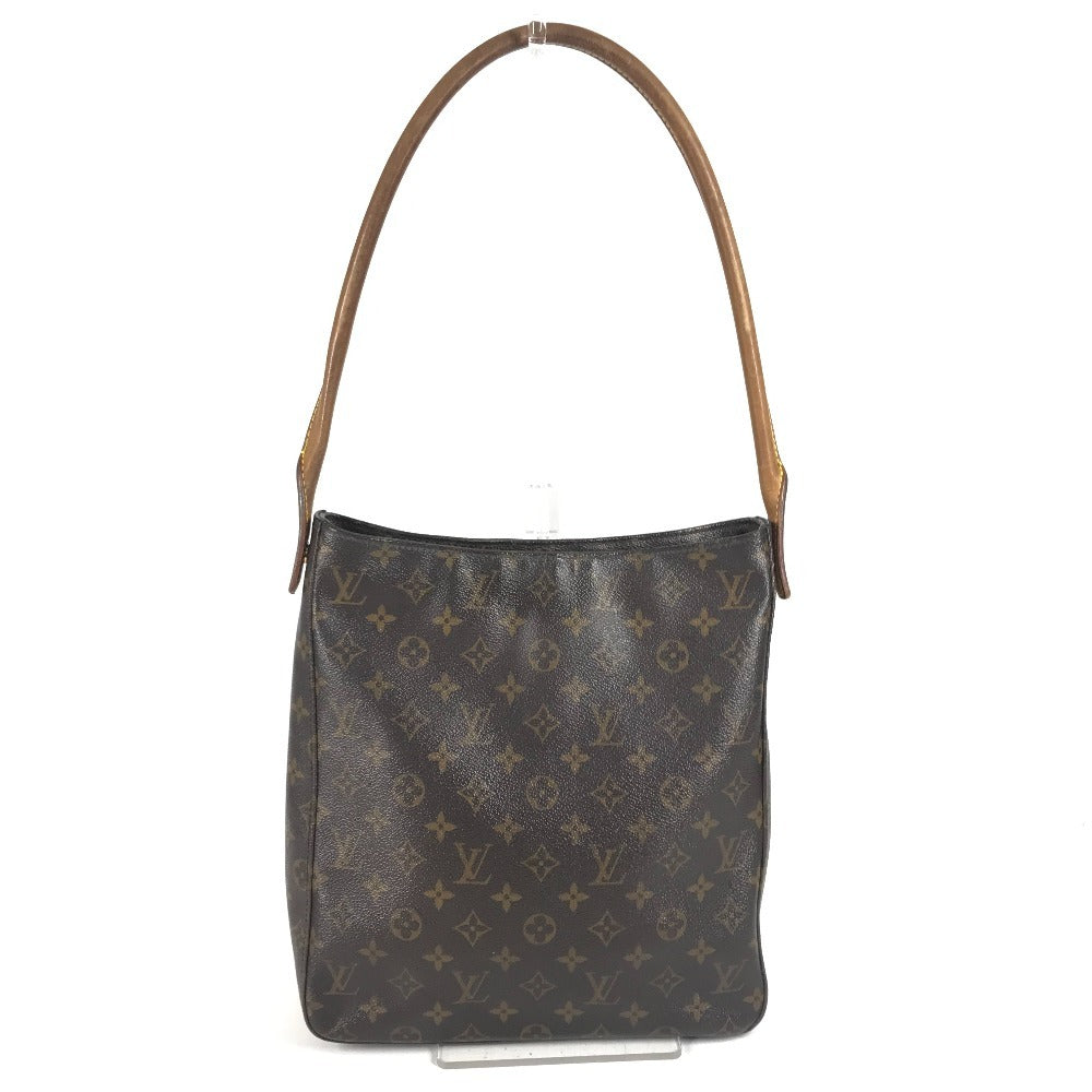 LOUIS VUITTON M51145 Monogram Looping GM Shoulder Bag in Monogram Canvas, Brown