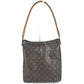 LOUIS VUITTON M51145 Monogram Looping GM Shoulder Bag in Monogram Canvas, Brown