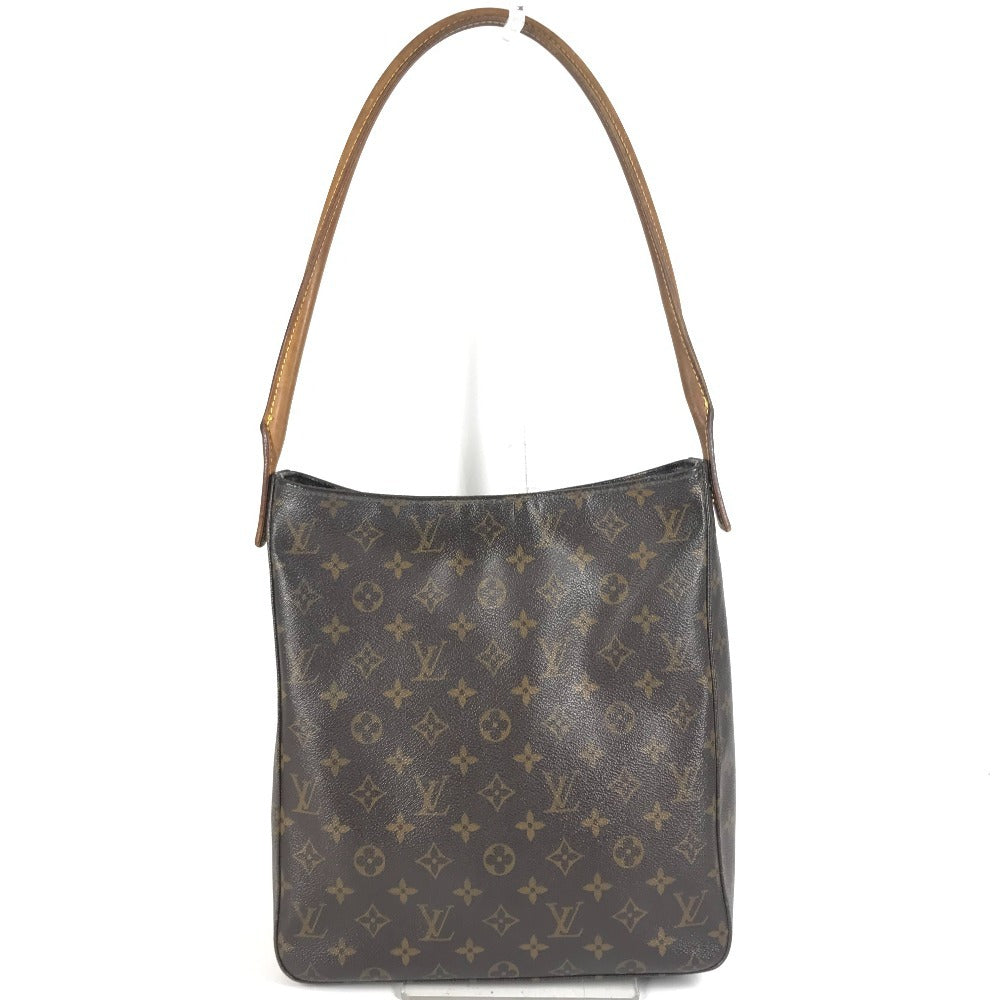 LOUIS VUITTON M51145 Monogram Looping GM Shoulder Bag in Monogram Canvas, Brown
