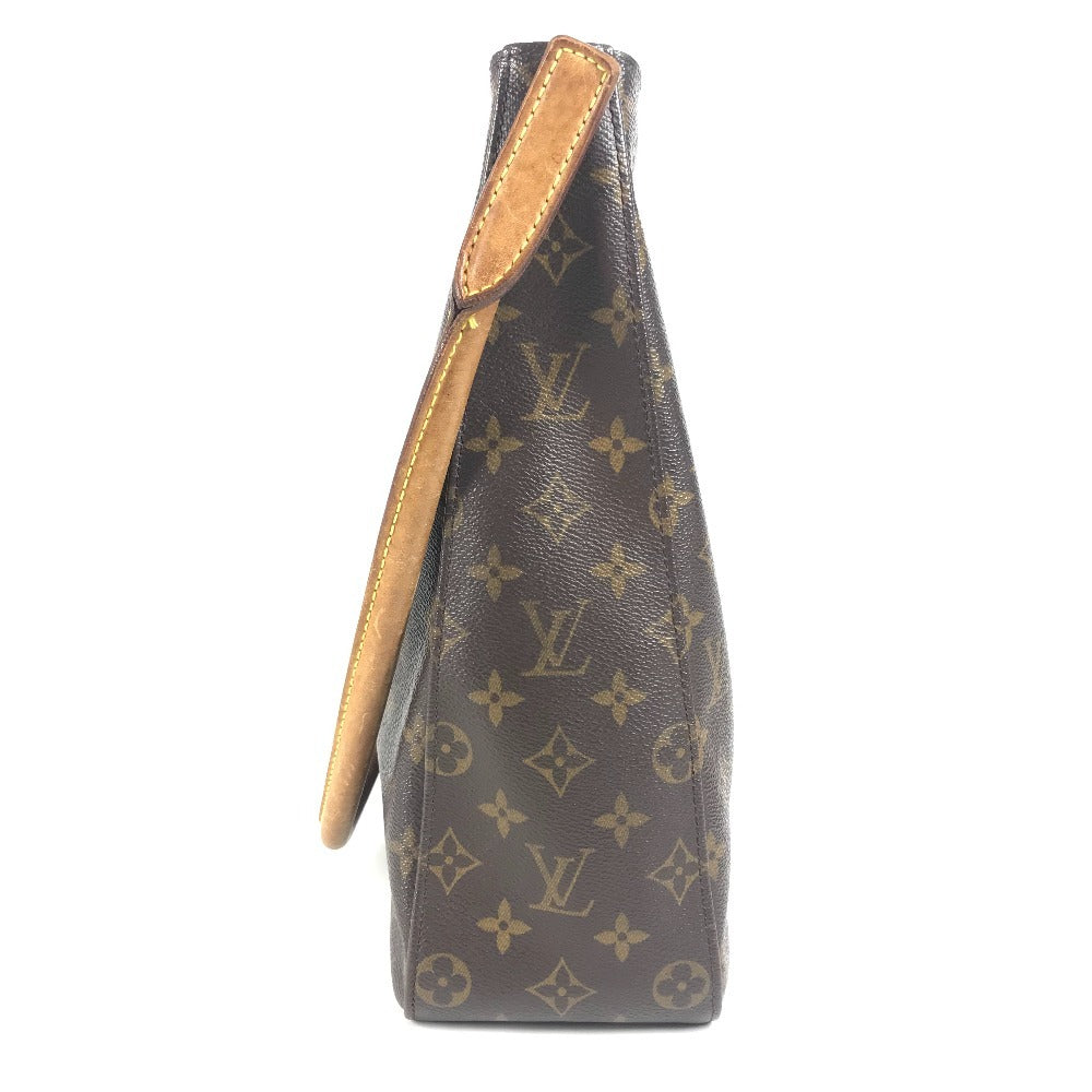 LOUIS VUITTON M51145 Monogram Looping GM Shoulder Bag in Monogram Canvas, Brown