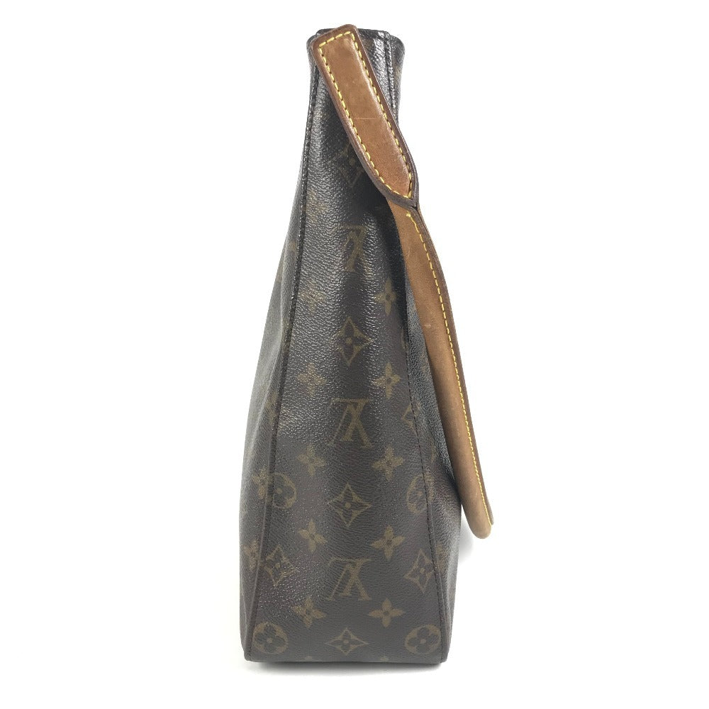 LOUIS VUITTON M51145 Monogram Looping GM Shoulder Bag in Monogram Canvas, Brown