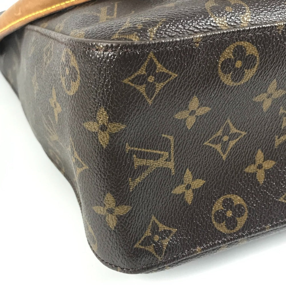 LOUIS VUITTON M51145 Monogram Looping GM Shoulder Bag in Monogram Canvas, Brown