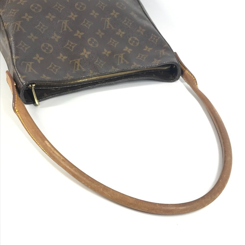 LOUIS VUITTON M51145 Monogram Looping GM Shoulder Bag in Monogram Canvas, Brown