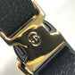 GUCCI 695253 GG Pet Harness for Dogs, Perfect for Walking, Dogs, Leather, Unisex, Black