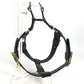 GUCCI 695253 GG Pet Harness for Dogs, Perfect for Walking, Dogs, Leather, Unisex, Black