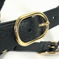 GUCCI 695253 GG Pet Harness for Dogs, Perfect for Walking, Dogs, Leather, Unisex, Black
