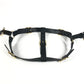 GUCCI 695253 GG Pet Harness for Dogs, Perfect for Walking, Dogs, Leather, Unisex, Black