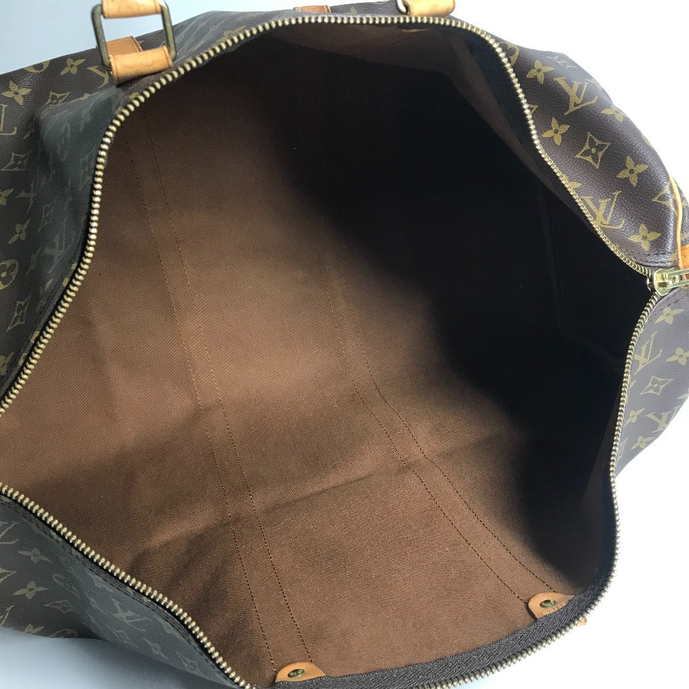 LOUIS VUITTON M41424 Monogram Keepall 55 Travel Bag, Handbag, Boston Bag, Monogram Canvas, Unisex, Brown
