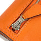 HERMES ジップザック コンパクトウォレット 2つ折り財布 スイフト ユニセックス オレンジ