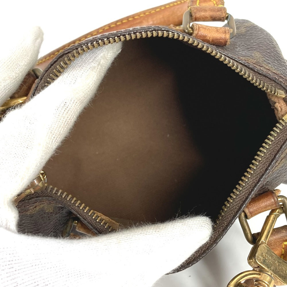 LOUIS VUITTON M41534 モノグラム ミニ・スピーディ ミニスピーディ カバン 2WAYバッグ ポシェット ハンドバッグ ショルダーバッグ モノグラムキャンバス ユニセックス ブラウン
