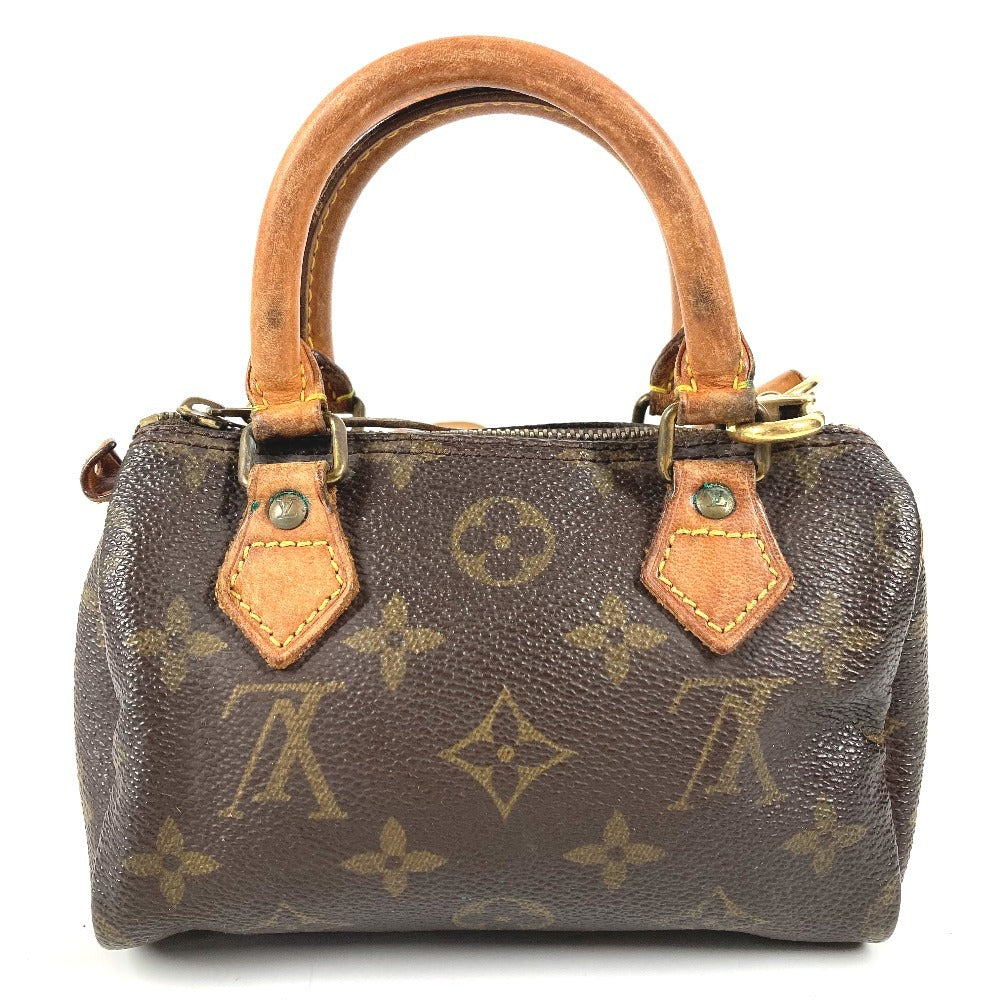 LOUIS VUITTON M41534 モノグラム ミニ・スピーディ ミニスピーディ カバン 2WAYバッグ ポシェット ハンドバッグ ショルダーバッグ モノグラムキャンバス ユニセックス ブラウン
