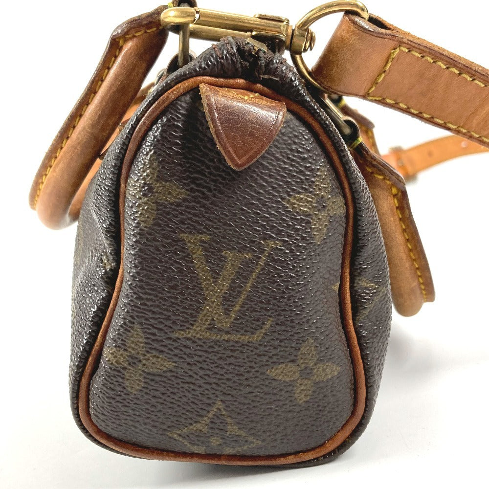 LOUIS VUITTON M41534 モノグラム ミニ・スピーディ ミニスピーディ カバン 2WAYバッグ ポシェット ハンドバッグ ショルダーバッグ モノグラムキャンバス ユニセックス ブラウン
