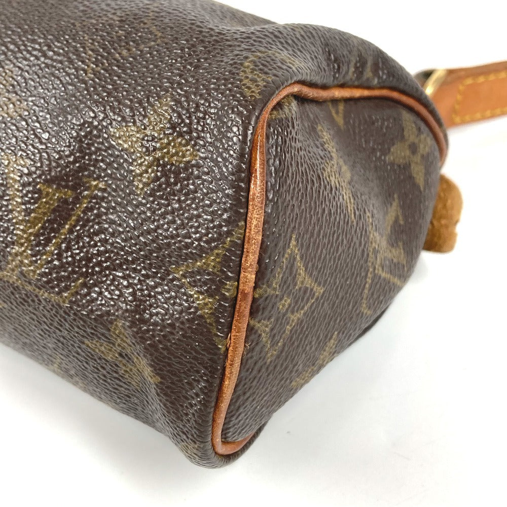 LOUIS VUITTON M41534 モノグラム ミニ・スピーディ ミニスピーディ カバン 2WAYバッグ ポシェット ハンドバッグ ショルダーバッグ モノグラムキャンバス ユニセックス ブラウン