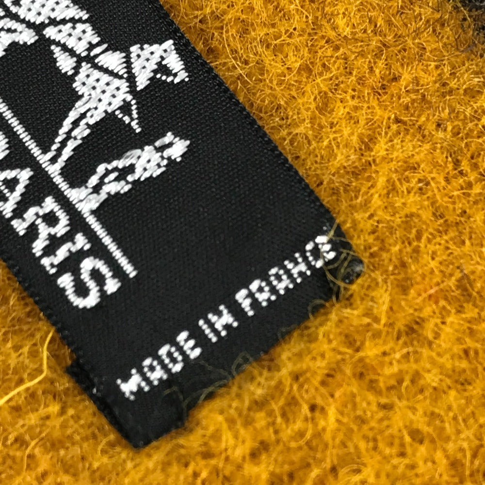 HERMES ロカバール マフラー ウール ユニセックス イエロー