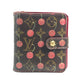 LOUIS VUITTON M95005 Monogram Cherry Compact Zip Wallet by Takashi Murakami, a compact bi-fold wallet in Monogram Cherry canvas, unisex, brown