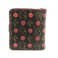 LOUIS VUITTON M95005 Monogram Cherry Compact Zip Wallet by Takashi Murakami, a compact bi-fold wallet in Monogram Cherry canvas, unisex, brown