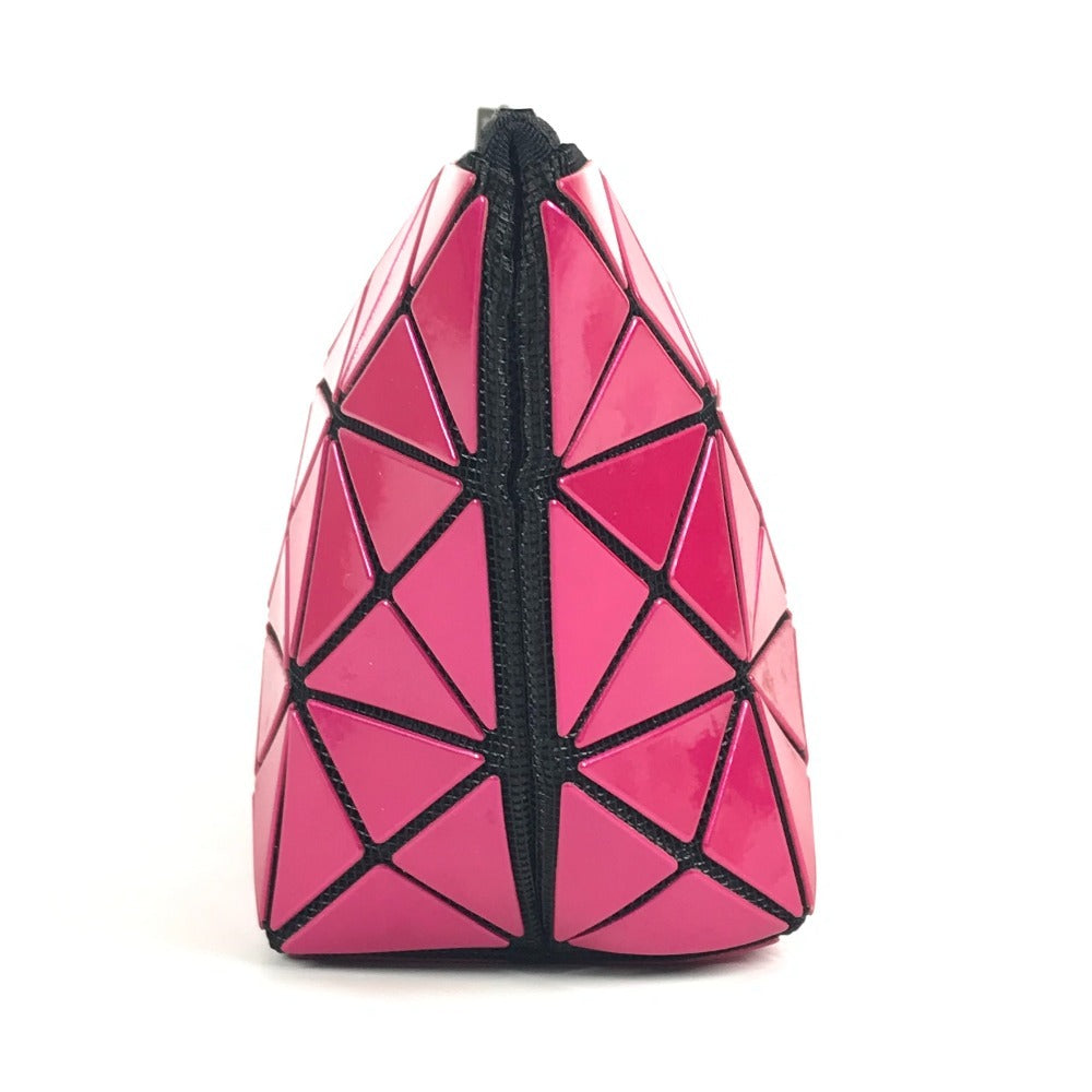 ISSEY MIYAKE PLEATS PLEASE Makeup Pouch, Multi-Purpose Pouch, PVC, Unisex, Pink