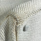 CHANEL Double Chain with Phone Pouch, Logo Matelasse Quilted Shoulder Tote Bag, Plastic Chain, Linen, Women's, White