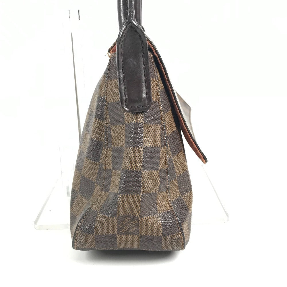 LOUIS VUITTON N51158 Damier Mini Looping Handbag Flap SPO Special Order Shoulder Bag/Tote Bag Damier Canvas Women's Ebene Brown
