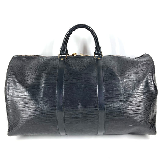LOUIS VUITTON M42962 Epi Keepall 50 Keepall 50 Bag Travel Bag Handbag Boston Bag Epi Leather Unisex Noir Black