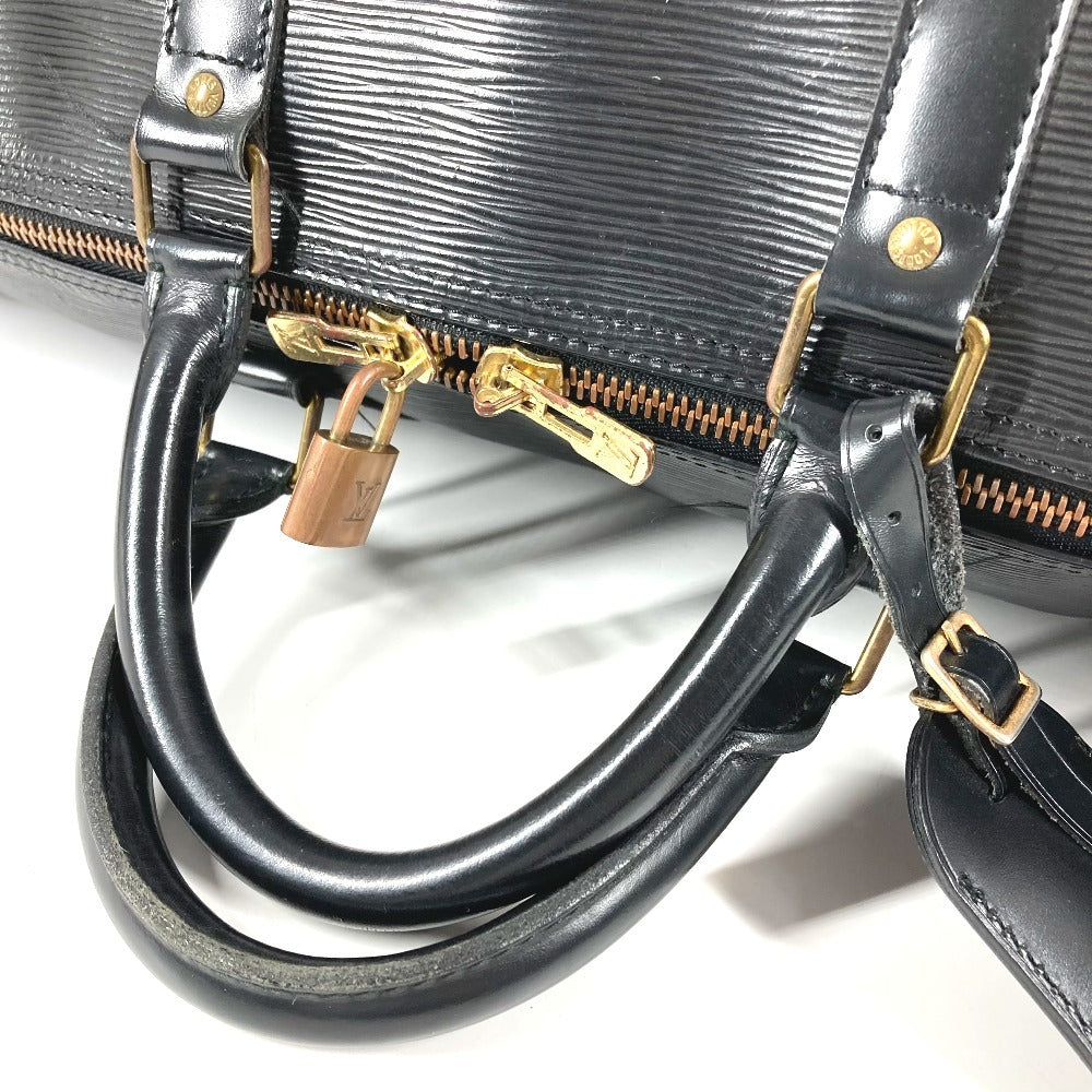 LOUIS VUITTON M42962 Epi Keepall 50 Keepall 50 Bag Travel Bag Handbag Boston Bag Epi Leather Unisex Noir Black