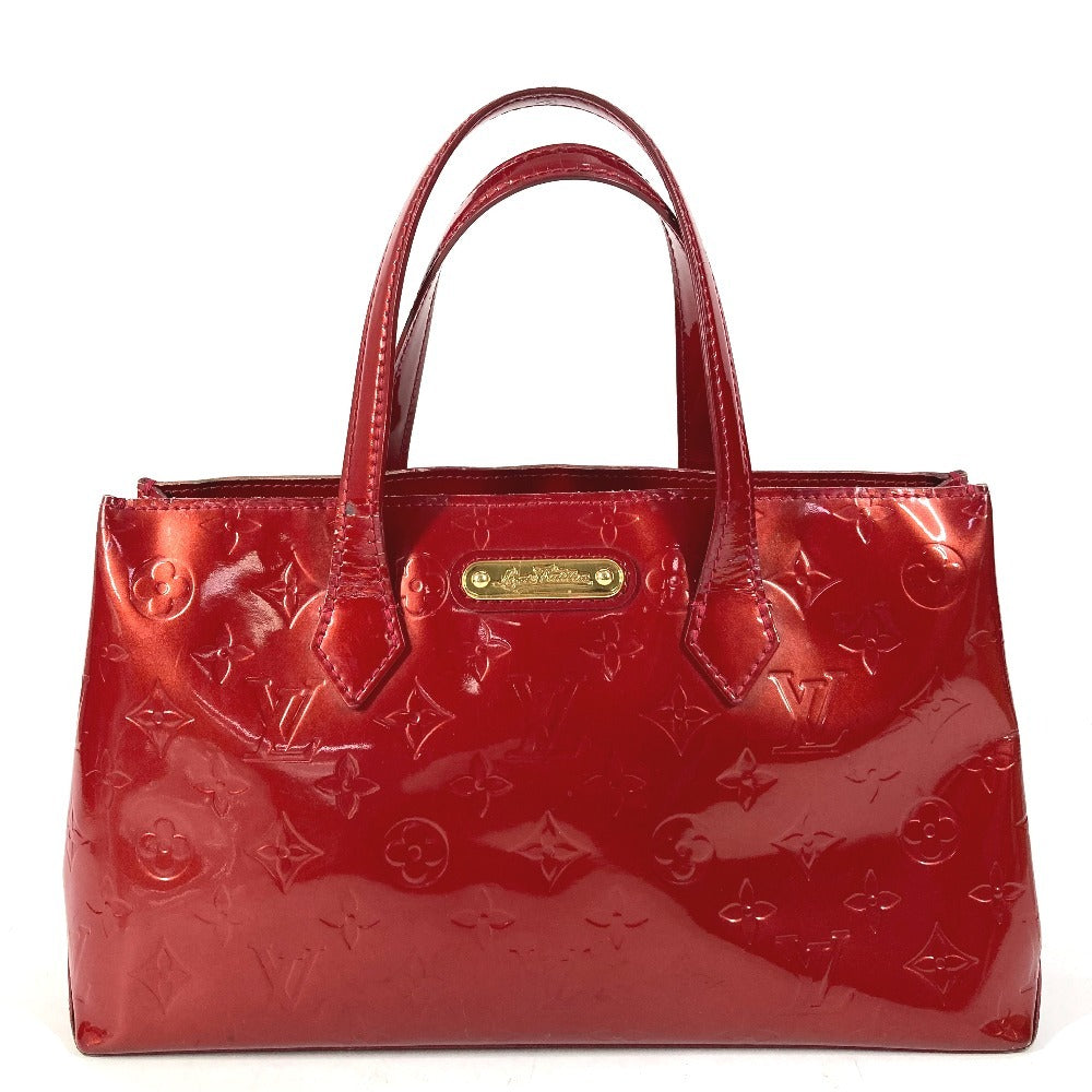 LOUIS VUITTON M93642 Monogram Vernis Wilshire PM Wilshire PM Bag Handbag Tote Bag Monogram Vernis Canvas Ladies Pomme d'Amour Red
