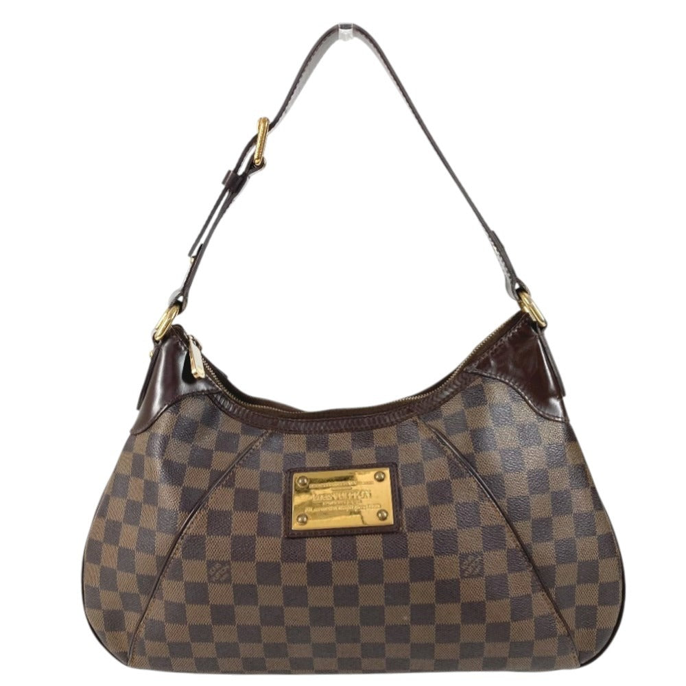 LOUIS VUITTON N48181 Damier Thames GM Thames GM Shoulder Bag Shoulder Bag Damier Canvas Unisex Ebene Brown