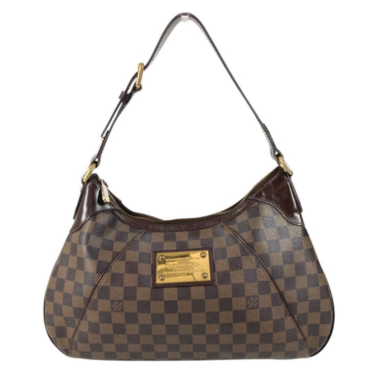 LOUIS VUITTON N48181 Damier Thames GM Thames GM Shoulder Bag Shoulder Bag Damier Canvas Unisex Ebene Brown
