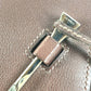 HERMES Envelope Bag Flap Pouch Second Bag Clutch Bag Leather Unisex Brown
