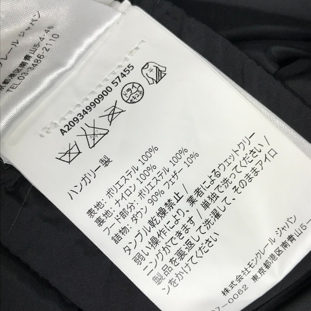MONCLER SAISSAC GIUBBOTTO SAISSAC JACKET アパレル アウター 長袖 ダウンジャケット ダウンコート ポリエステル レディース ブラック