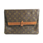 LOUIS VUITTON M51805 モノグラム ヴィンテージ ポシェットプリアント カバン 書類バッグ フラップ セカンドバッグ クラッチバッグ モノグラムキャンバス ユニセックス ブラウン