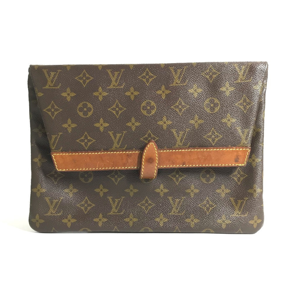LOUIS VUITTON M51805 モノグラム ヴィンテージ ポシェットプリアント カバン 書類バッグ フラップ セカンドバッグ クラッチバッグ モノグラムキャンバス ユニセックス ブラウン