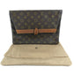 LOUIS VUITTON M51805 モノグラム ヴィンテージ ポシェットプリアント カバン 書類バッグ フラップ セカンドバッグ クラッチバッグ モノグラムキャンバス ユニセックス ブラウン