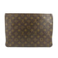 LOUIS VUITTON M51805 モノグラム ヴィンテージ ポシェットプリアント カバン 書類バッグ フラップ セカンドバッグ クラッチバッグ モノグラムキャンバス ユニセックス ブラウン