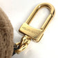 HERMES M03441 モノグラム ベア クマ ぬいぐるみ バッグチャーム LV ルイ スノー バッグチャーム ストラップ キーホルダー フェイクファー ユニセックス ブラウン