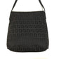 FENDI ズッキーノ ロゴ カバン フラップ 斜め掛け ポシェット ショルダーバッグ レザー/キャンバス ユニセックス ブラック