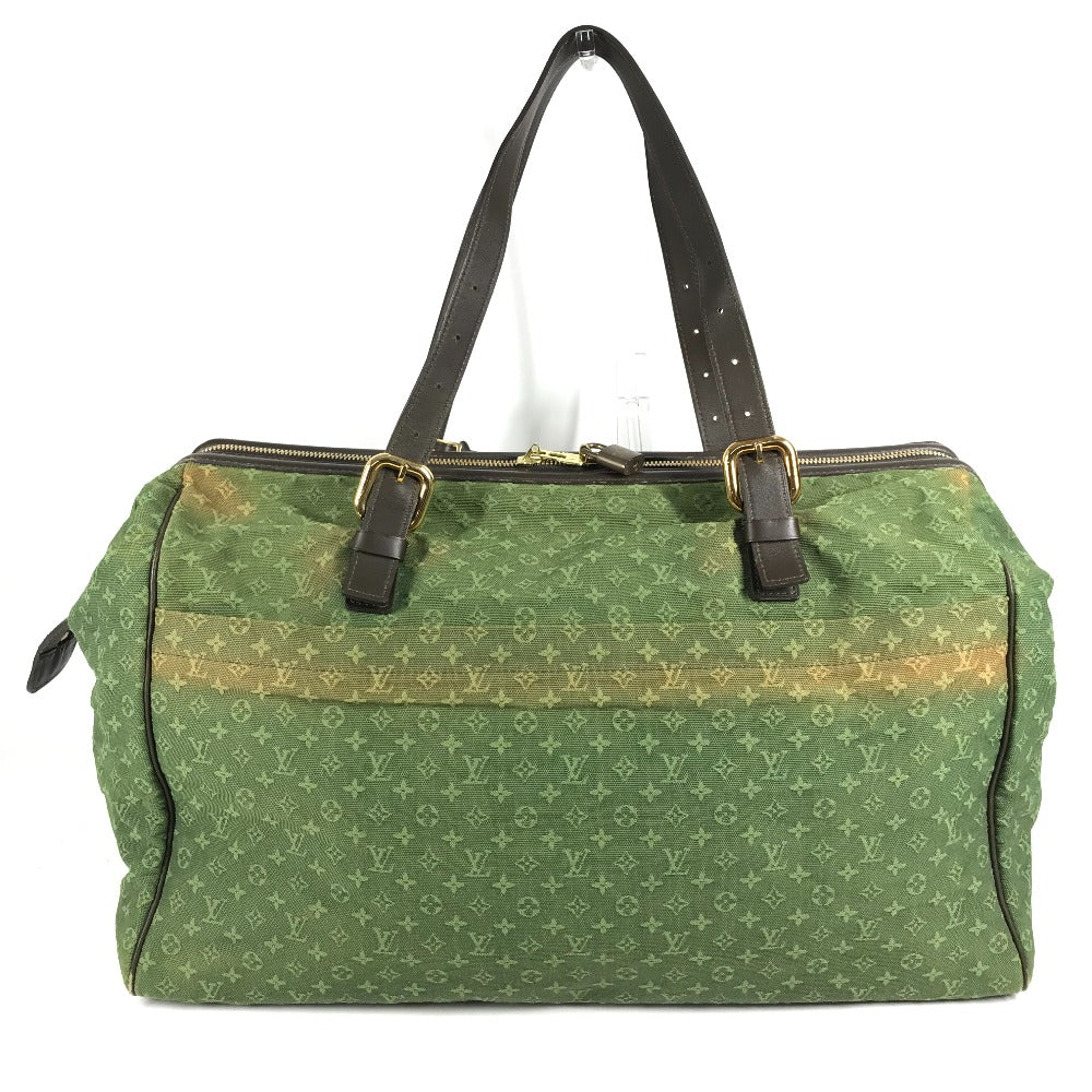 LOUIS VUITTON M42322 Monogram Mini Louise Travel Bag, Carry-on, Shoulder Bag, Boston Bag, Monogram Mini Canvas, Unisex, Khaki